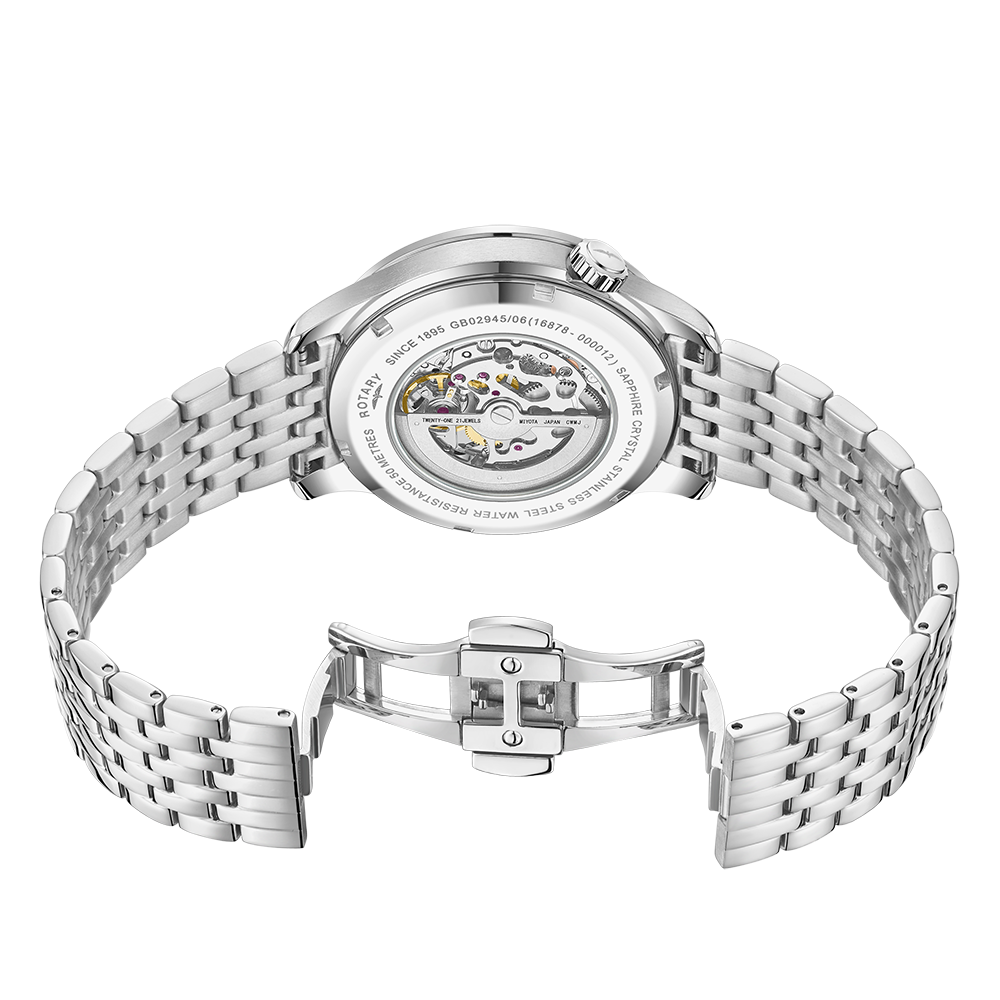Rotary Skeleton Automatic Watch - GB02945/06