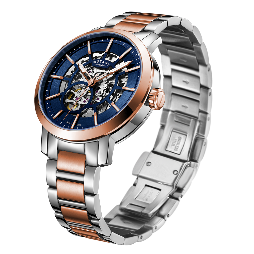 Rotary Skeleton Automatic Watch - GB05352/05