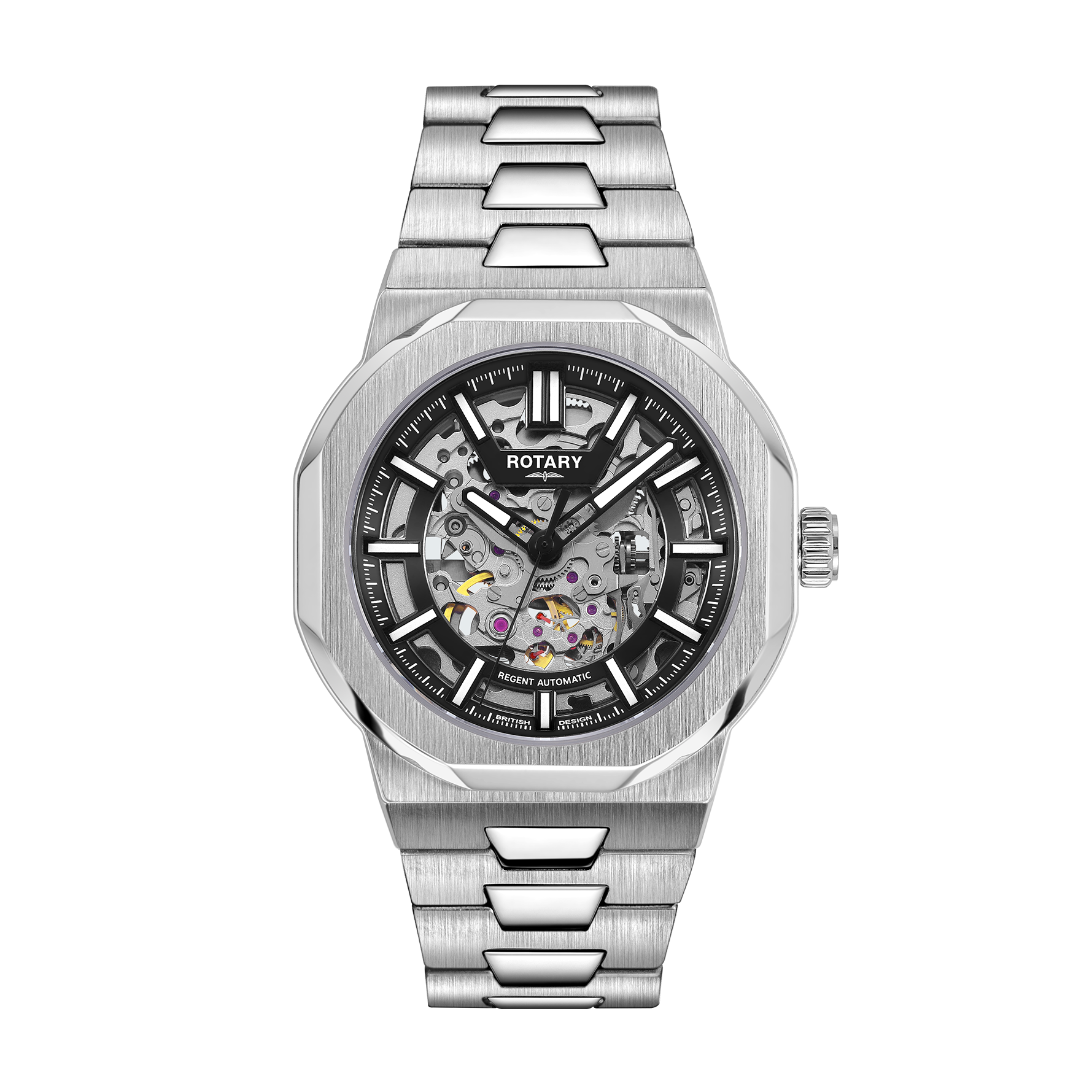 Rotary Regent Skeleton Automatic Watch - GB05495/04