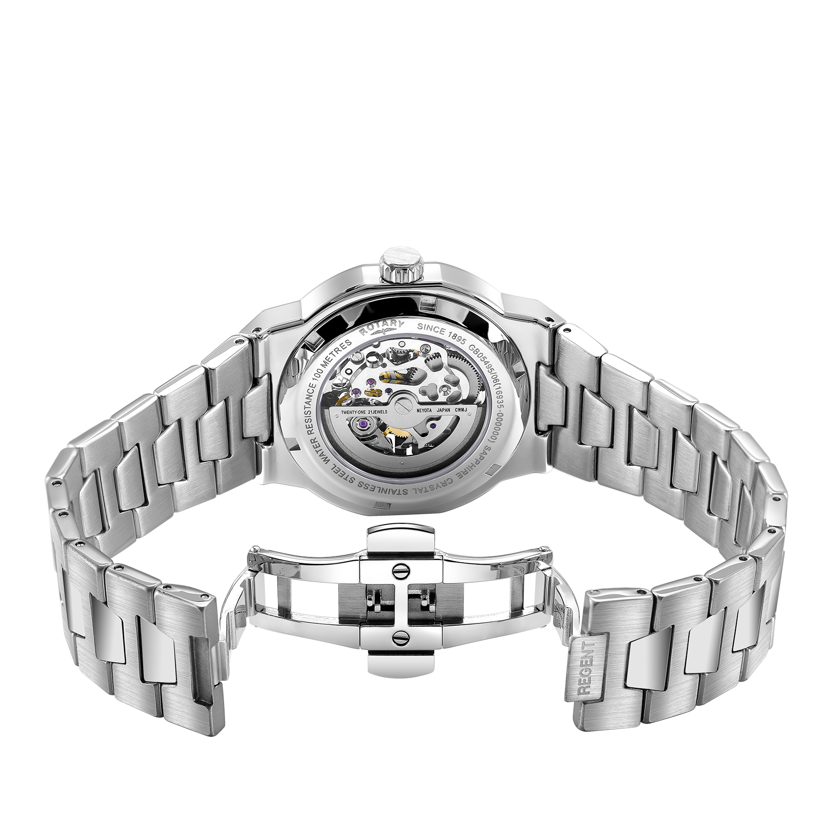 Rotary Skeleton Sport Automatic Watch - GB05495/06