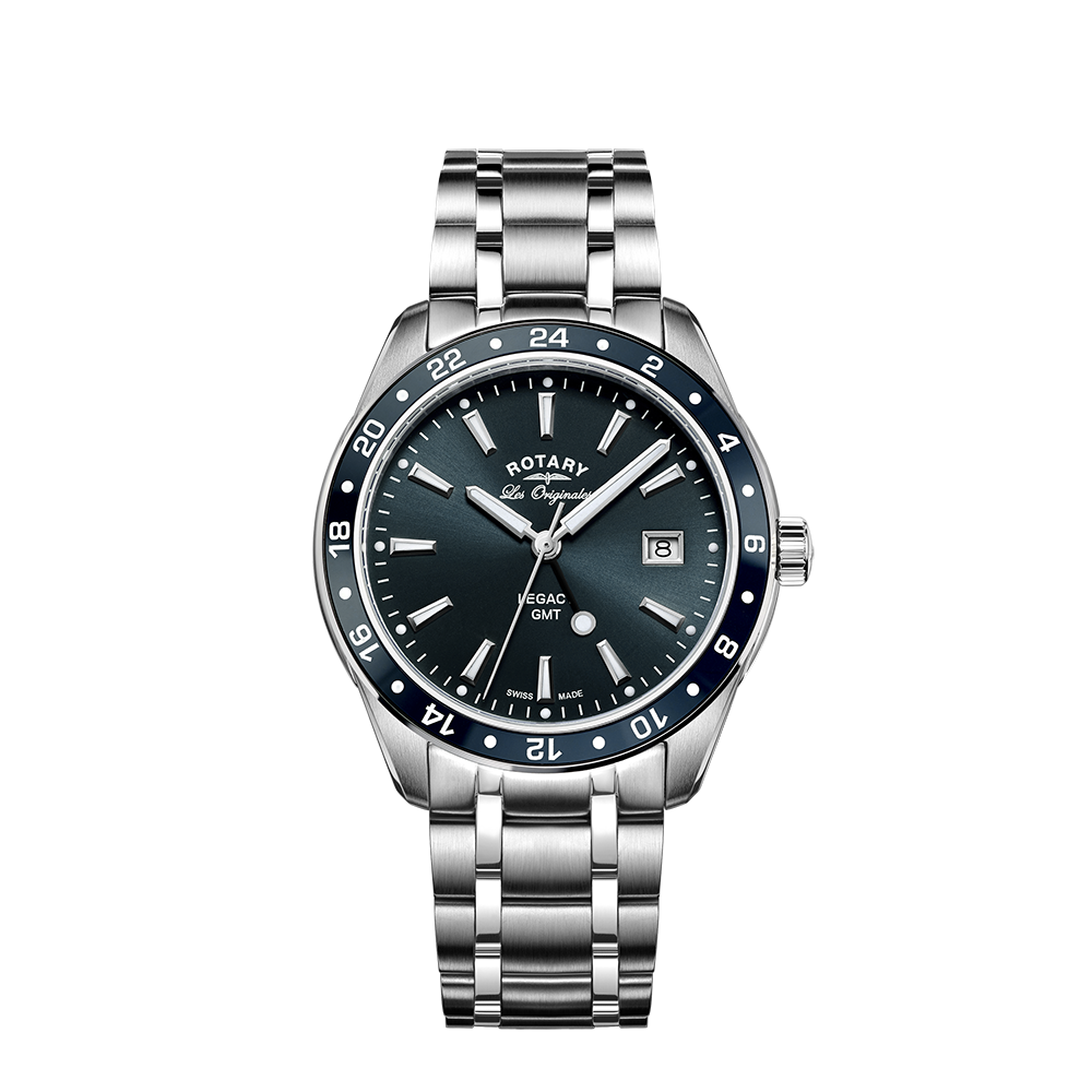 Rotary Swiss Legacy GMT Watch - GB90172/05