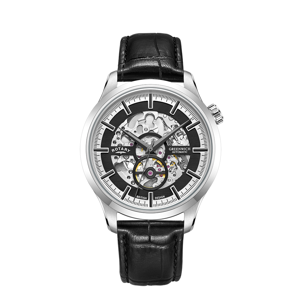 Rotary Greenwich Skeleton Automatic  Watch - GS02945/87