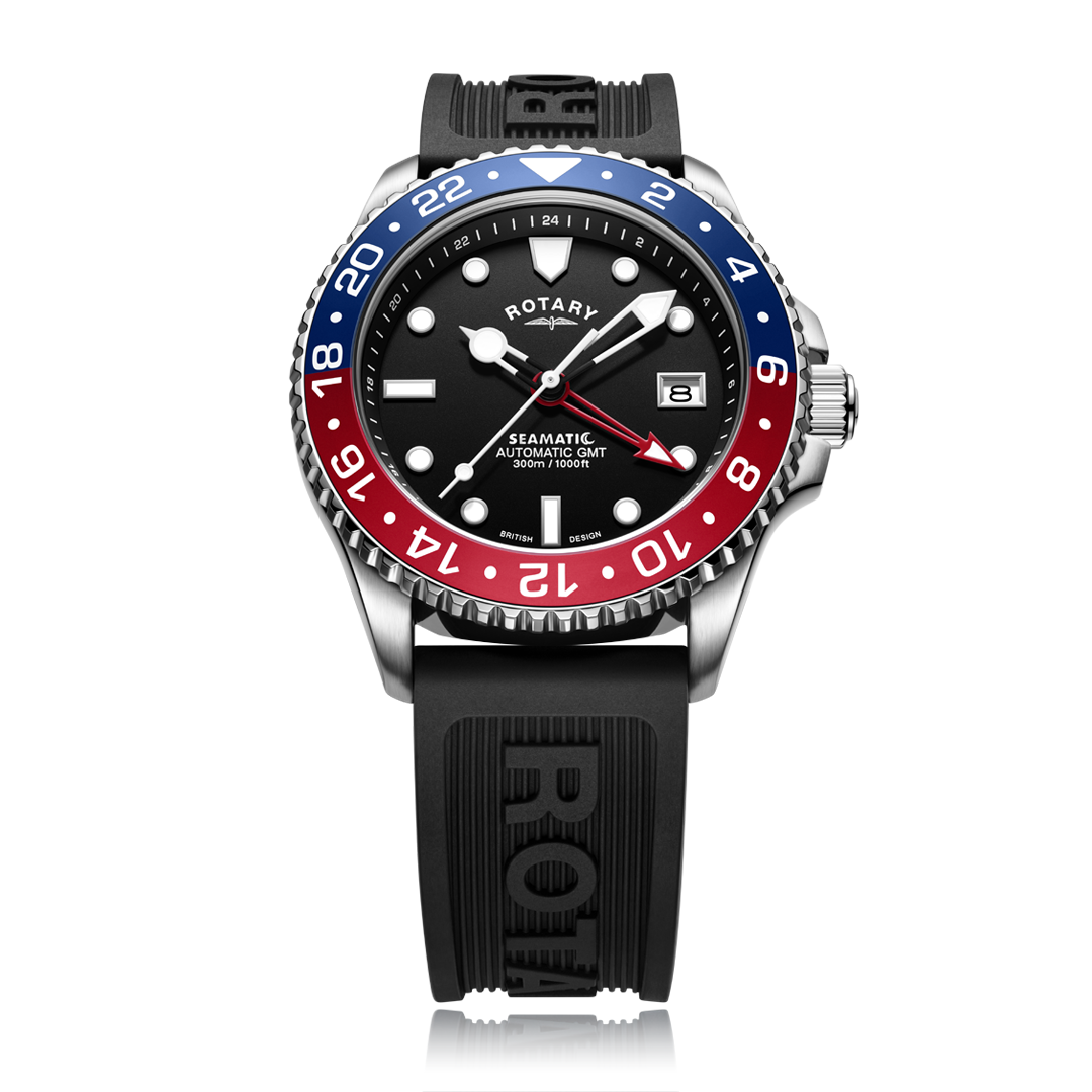 Rotary Seamatic Automatic GMT Watch - GS04378/95