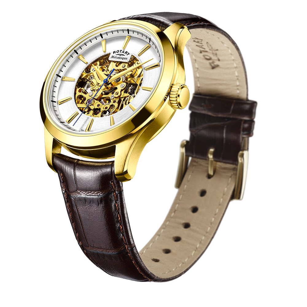 Rotary Mecanique Skeleton Automatic Watch- GS05035/03
