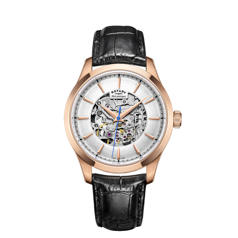Rotary Mecanique Skeleton Automatic Watch - GS05036/06