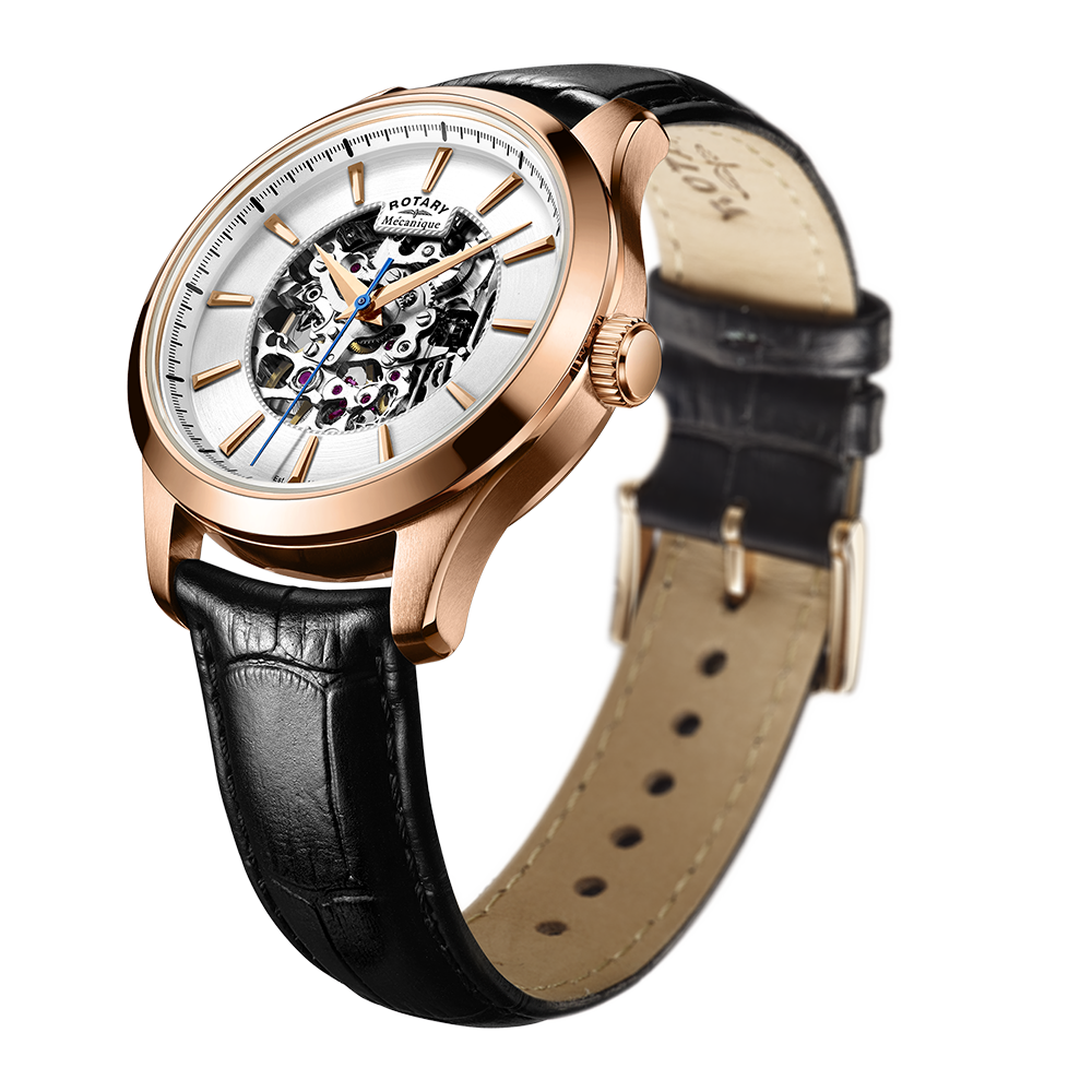 Rotary Mecanique Skeleton Automatic Watch - GS05036/06