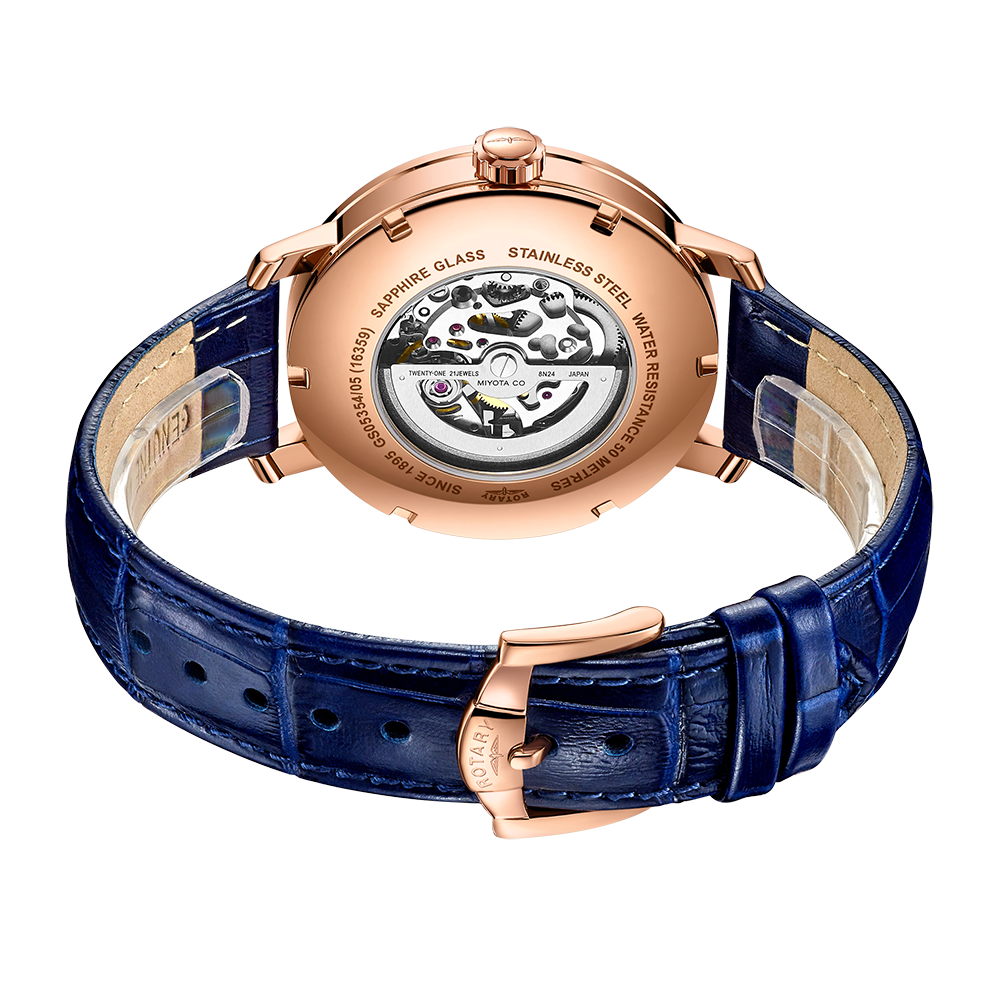 Rotary Skeleton Automatic Watch - GS05354/05
