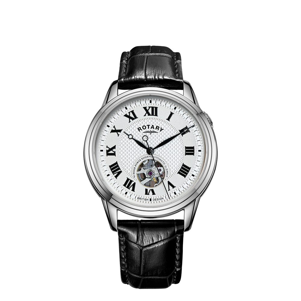 Rotary Dress Skeleton Automatic Watch - GS05365/70
