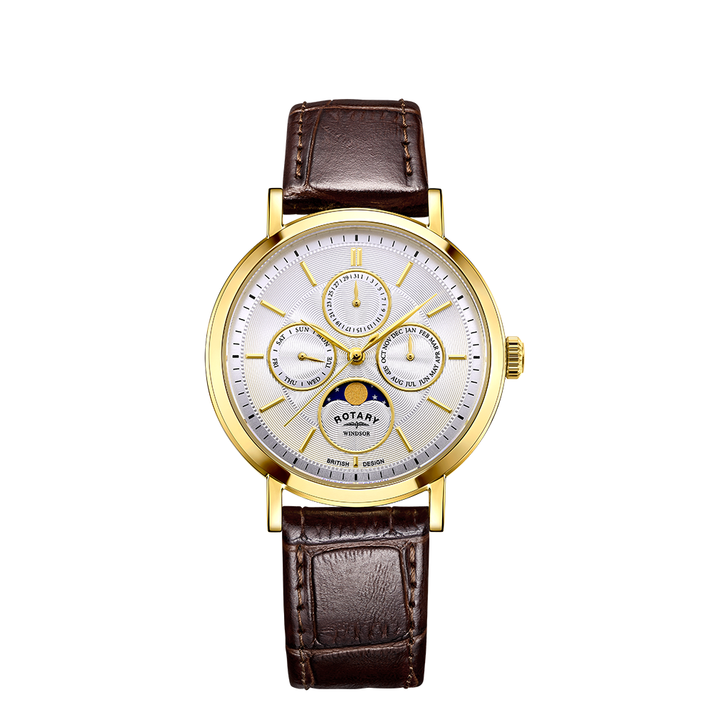 Rotary Dress Moonphase Watch - GS05428/06