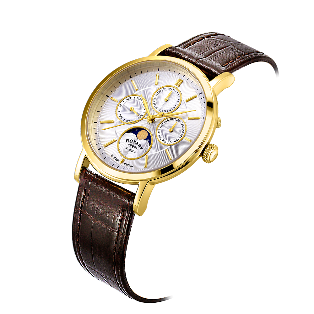 Rotary Dress Moonphase Watch - GS05428/06