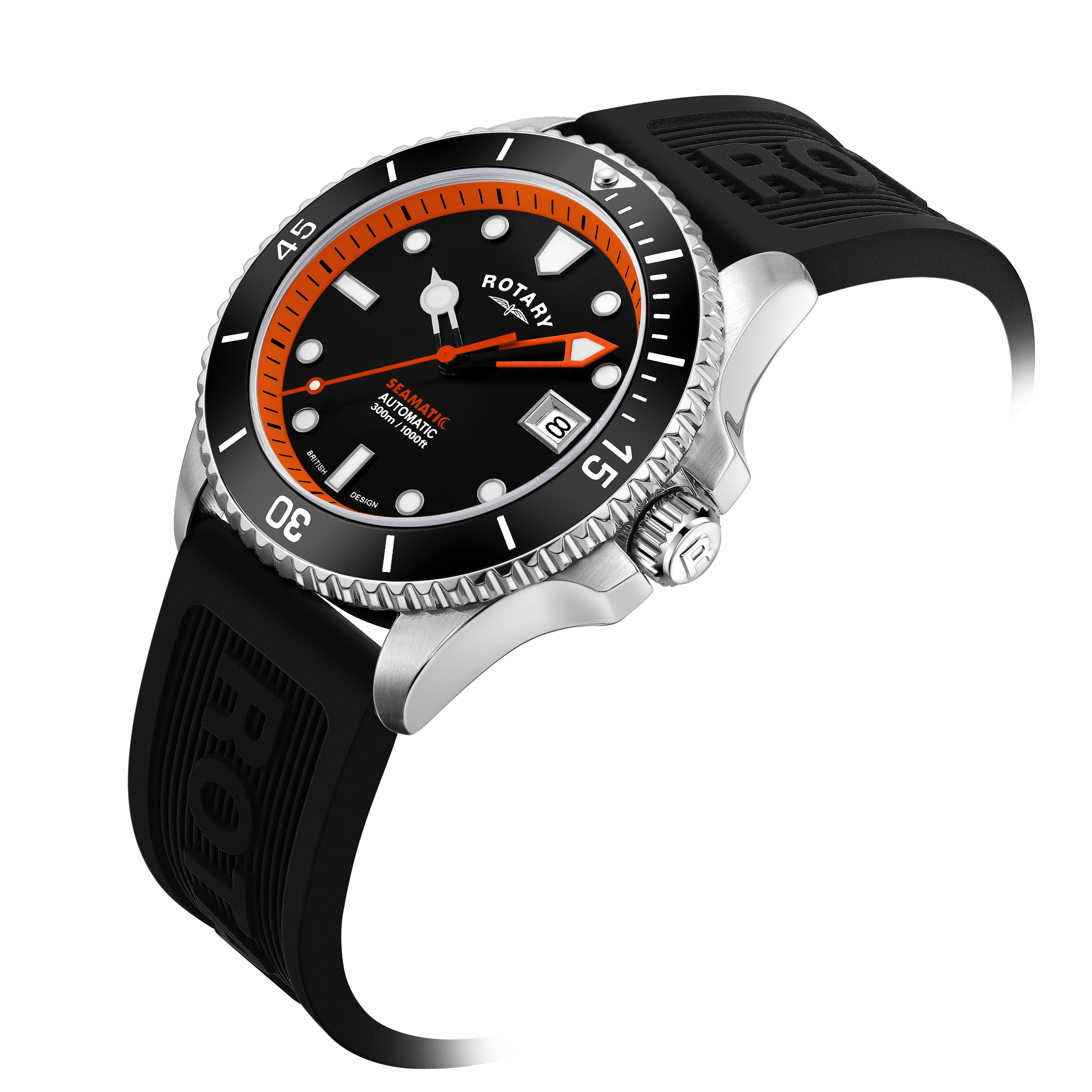 Rotary Seamatic Strap Automatic Watch - GS05430/84