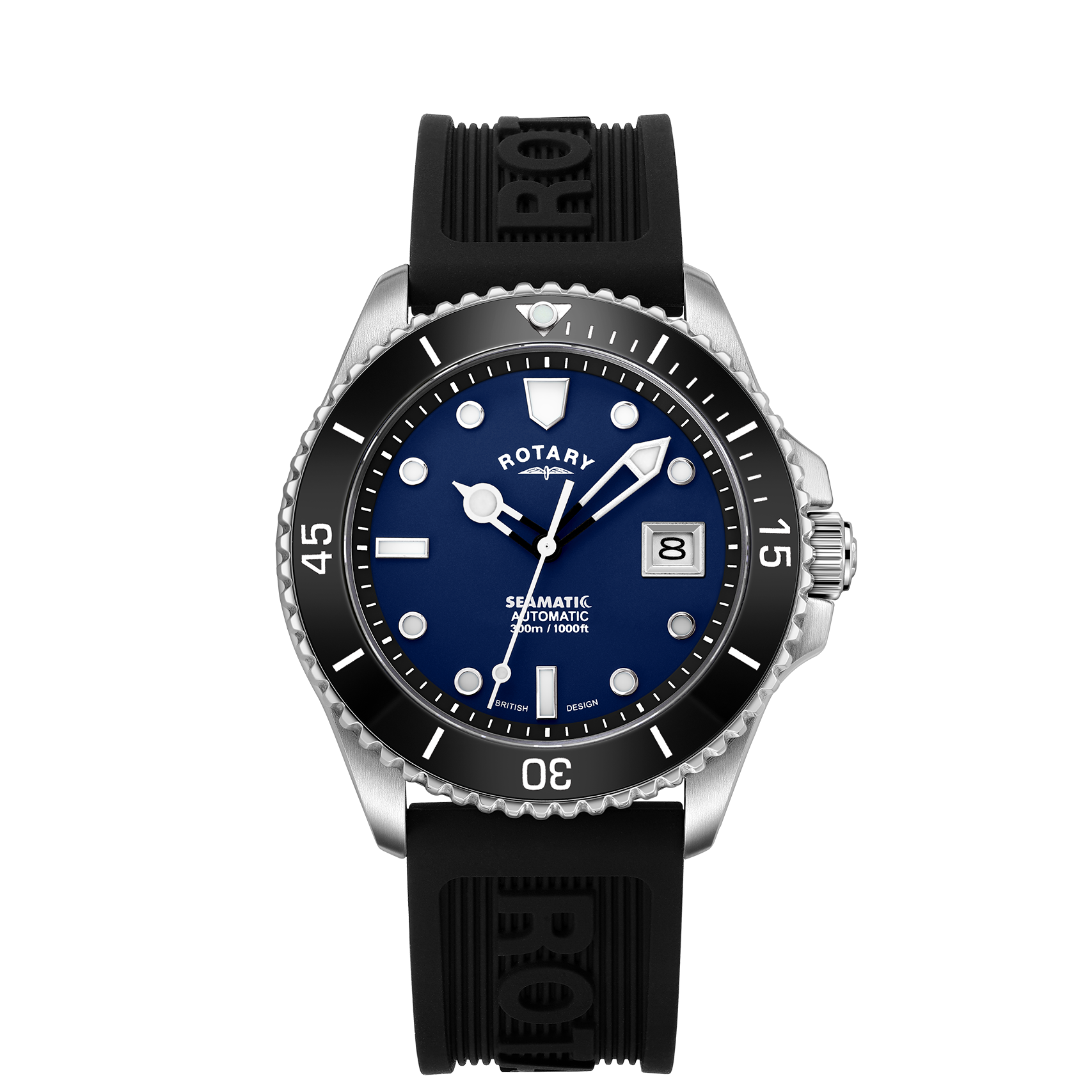 Rotary Seamatic Strap Automatic Watch - GS05430/88