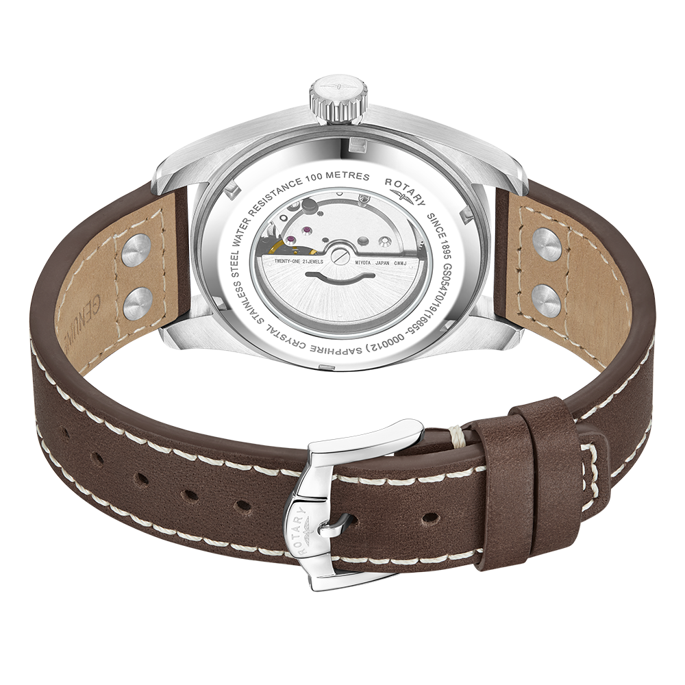 Rotary RW 1895 Pilot Automatic Watch - GS05470/19