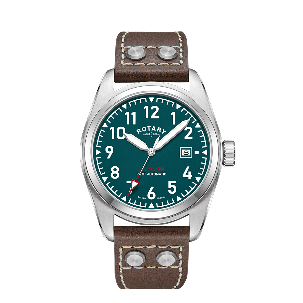Rotary RW 1895 Pilot Automatic Watch - GS05470/73