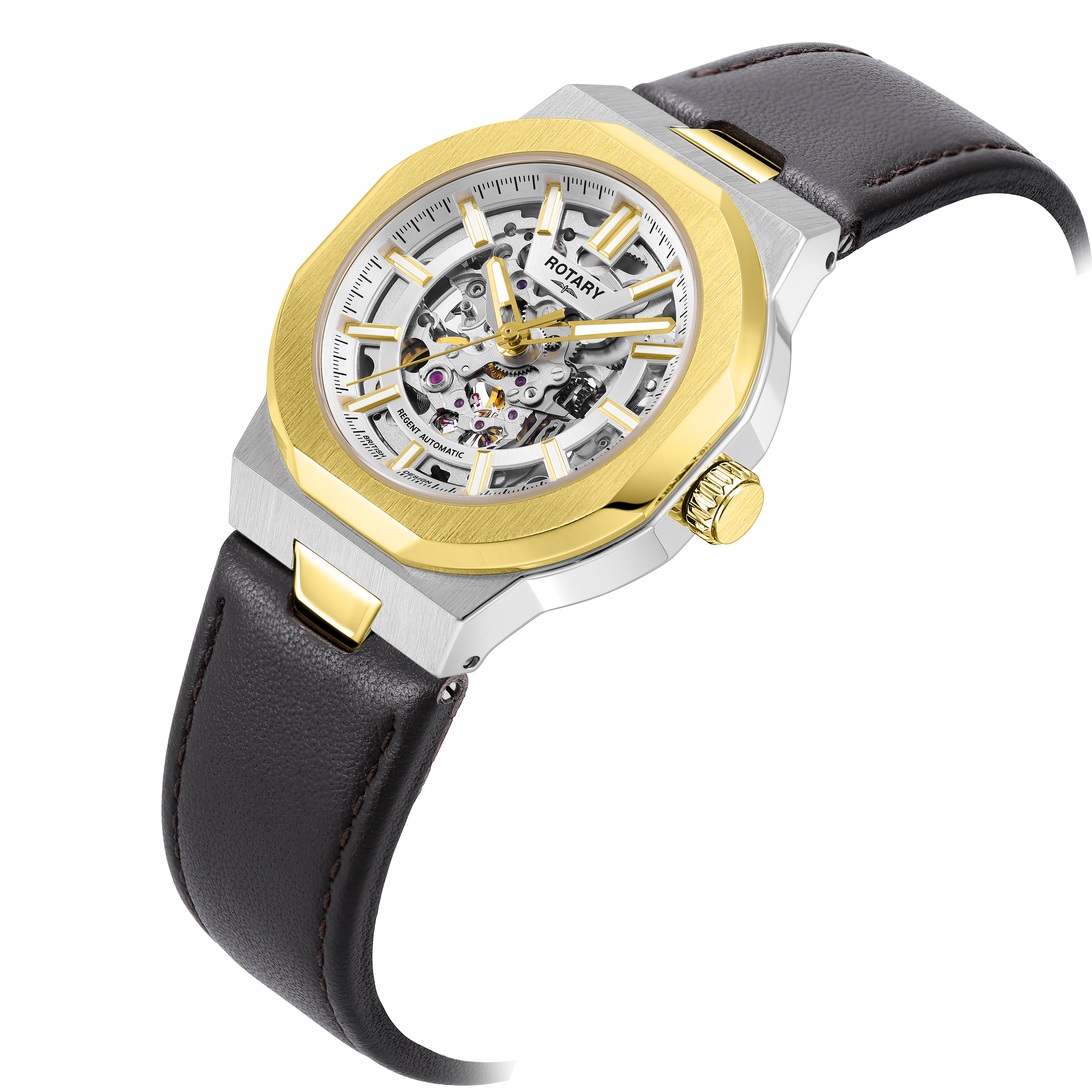 Rotary Skeleton Sport Automatic Watch - GS05496/06