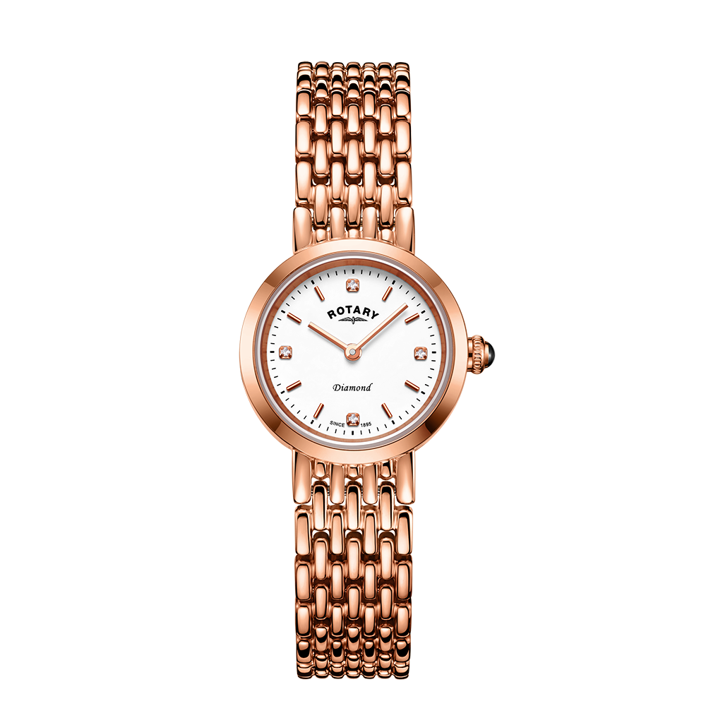 Rotary Traditional Diamond Set Watch - LB00901/70/D