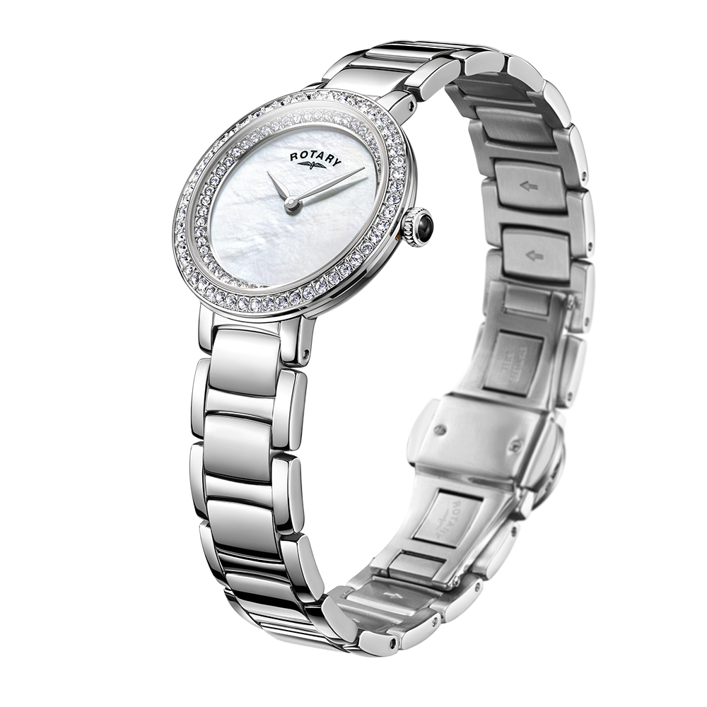 Rotary Cocktail Crystal Set Watch - LB05085/41