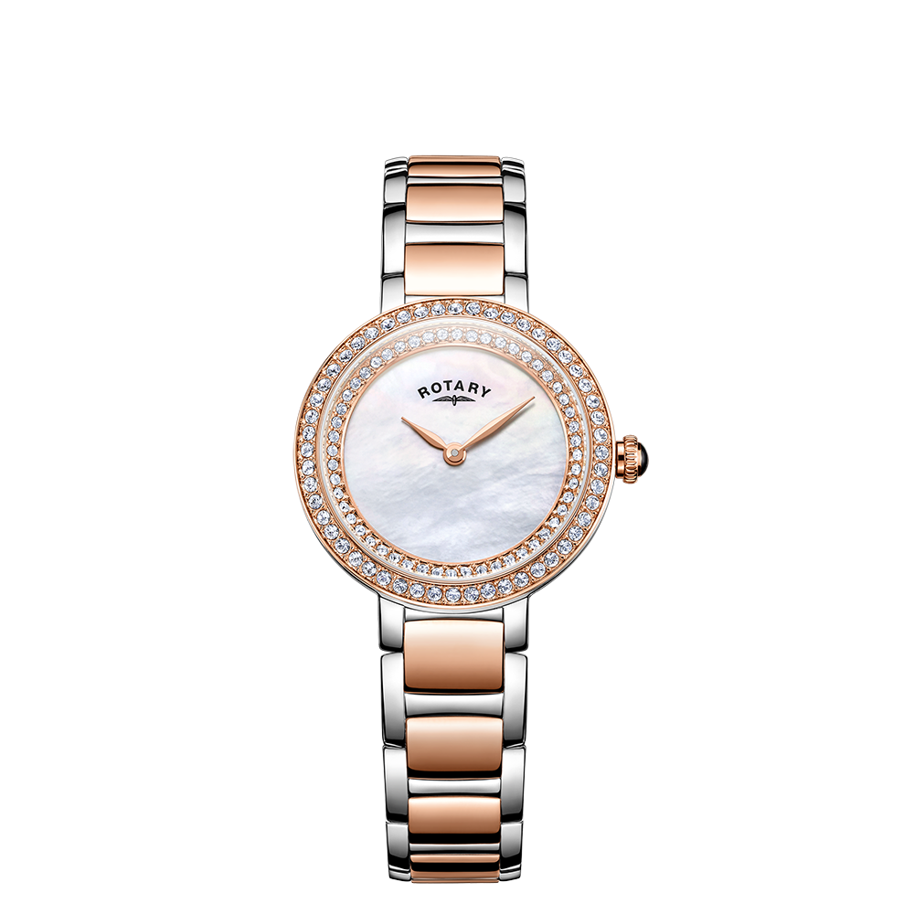 Rotary Cocktail Crystal Set Watch - LB05086/41L