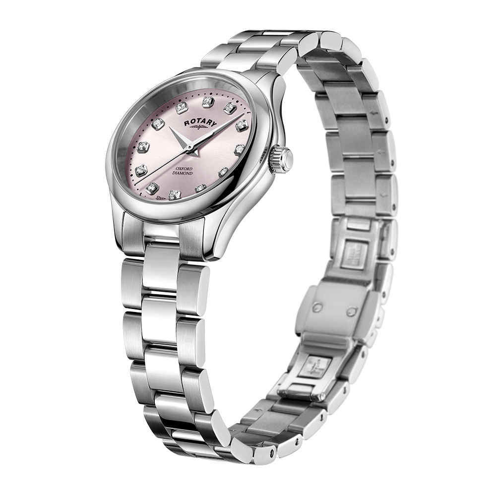 Rotary Contemporary Diamond Set Watch - LB05092/07/D