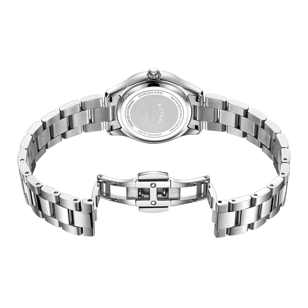 Rotary Contemporary Diamond Set Watch - LB05092/07/D