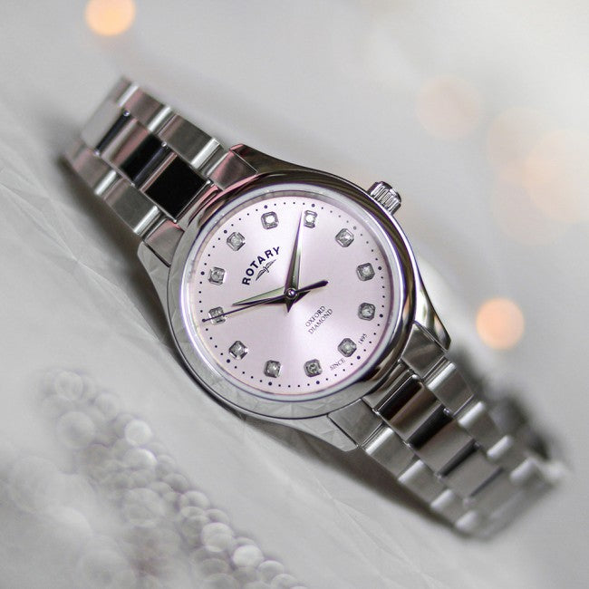 Rotary Contemporary Diamond Set Watch - LB05092/07/D