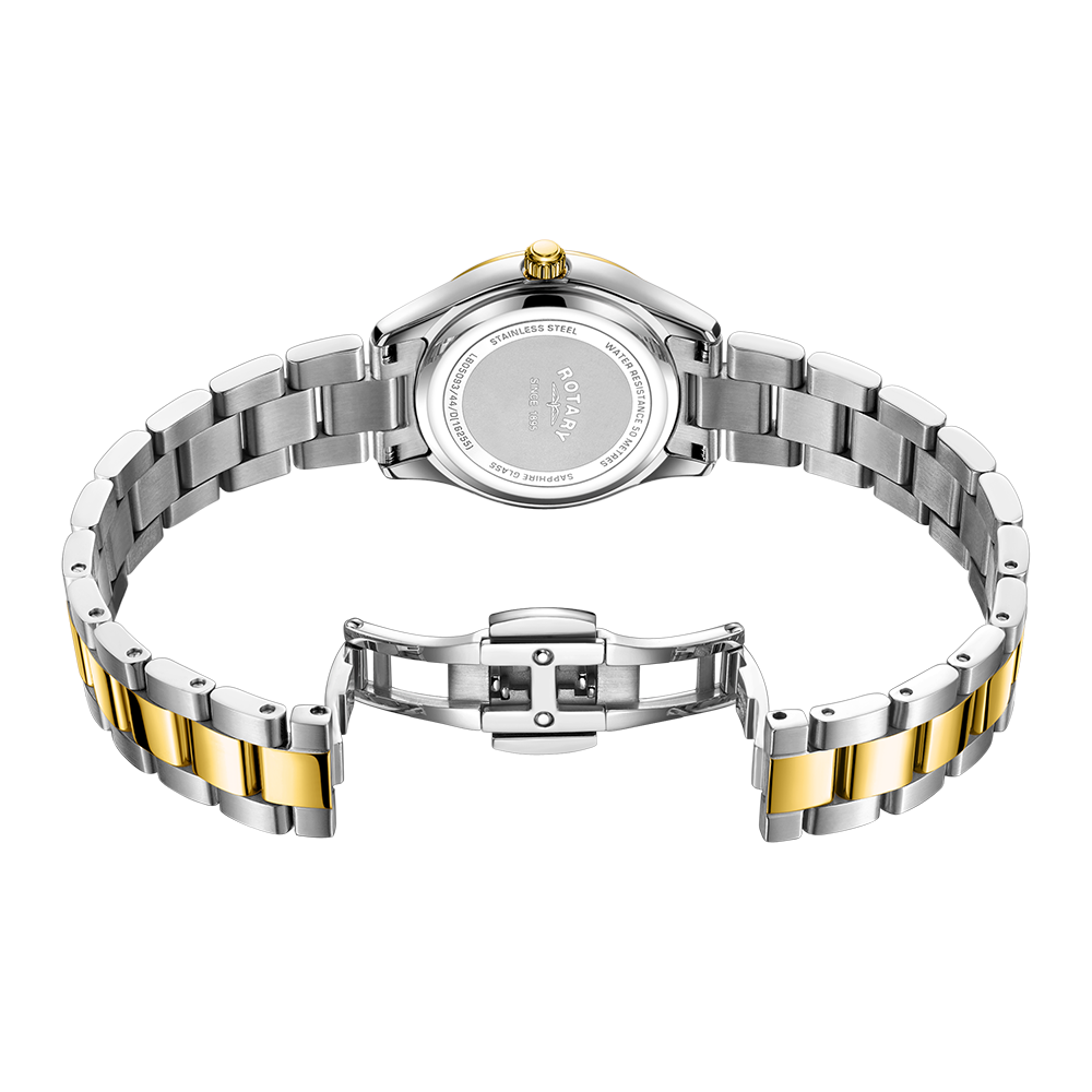 Rotary Contemporary Diamond Set Watch - LB05093/44/D