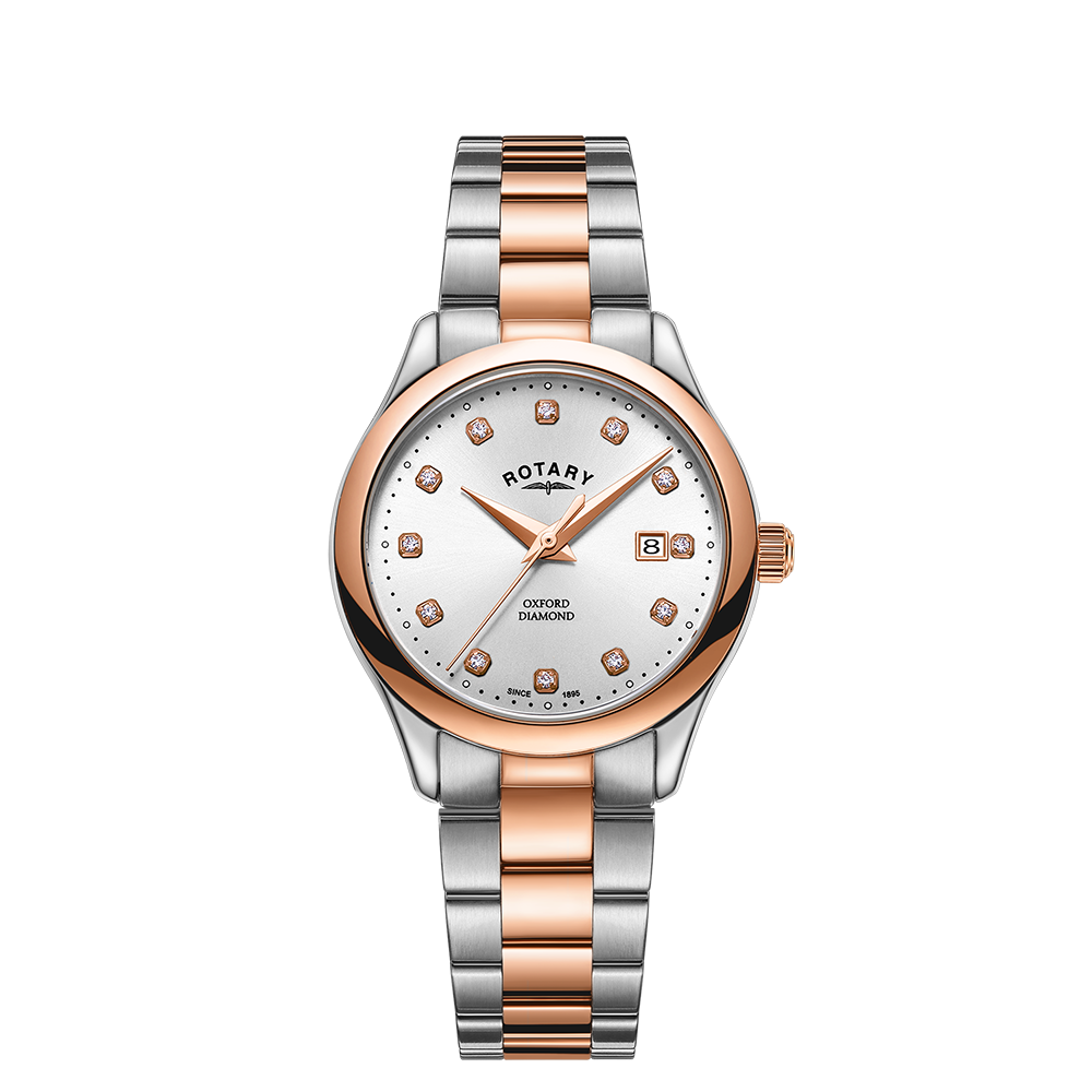 Rotary Contemporary Diamond Set Watch - LB05094/70/D