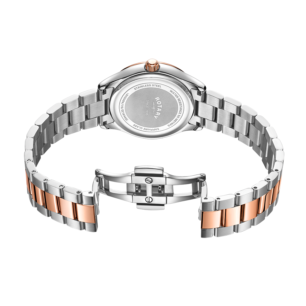 Rotary Contemporary Diamond Set Watch - LB05094/70/D