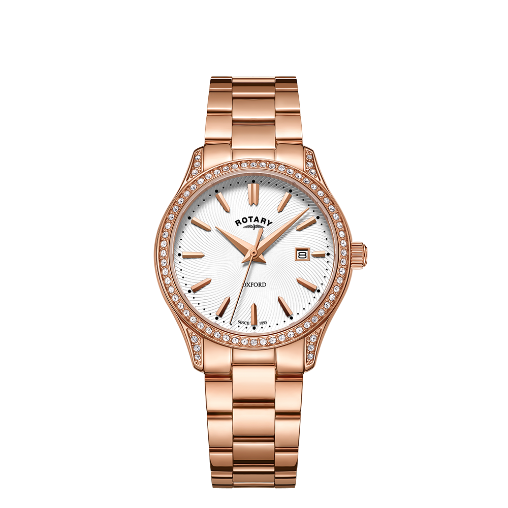 Rotary Contemporary Crystal Set Watch - LB05096/02