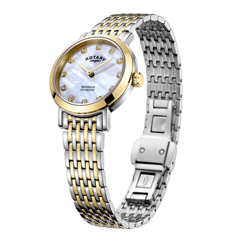 Rotary Dress Diamond Set Watch - LB05301/41/D