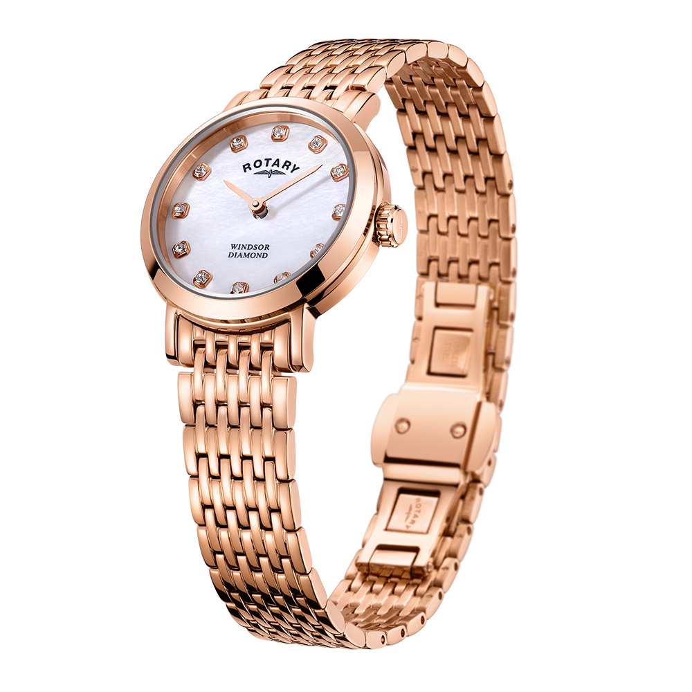 Rotary Dress Diamond Set Watch - LB05304/41/D