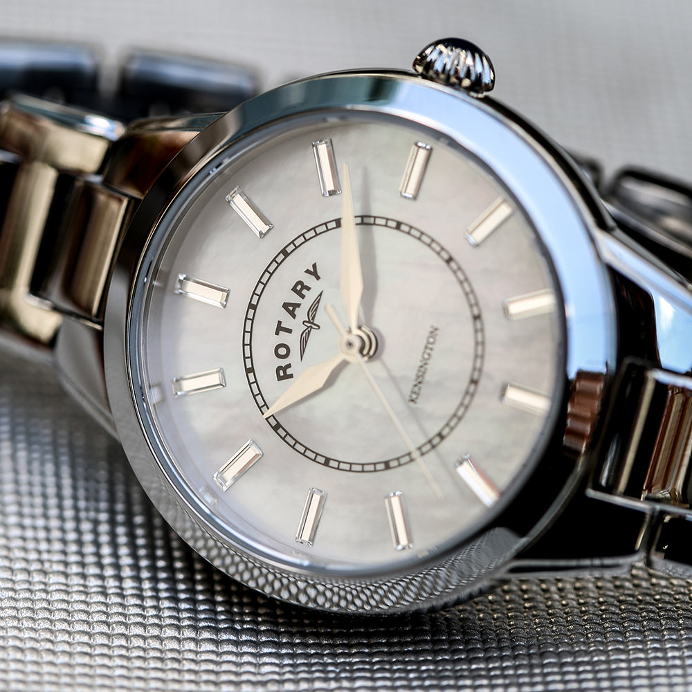 Rotary Contemporary Crystal Set Watch - LB05375/07