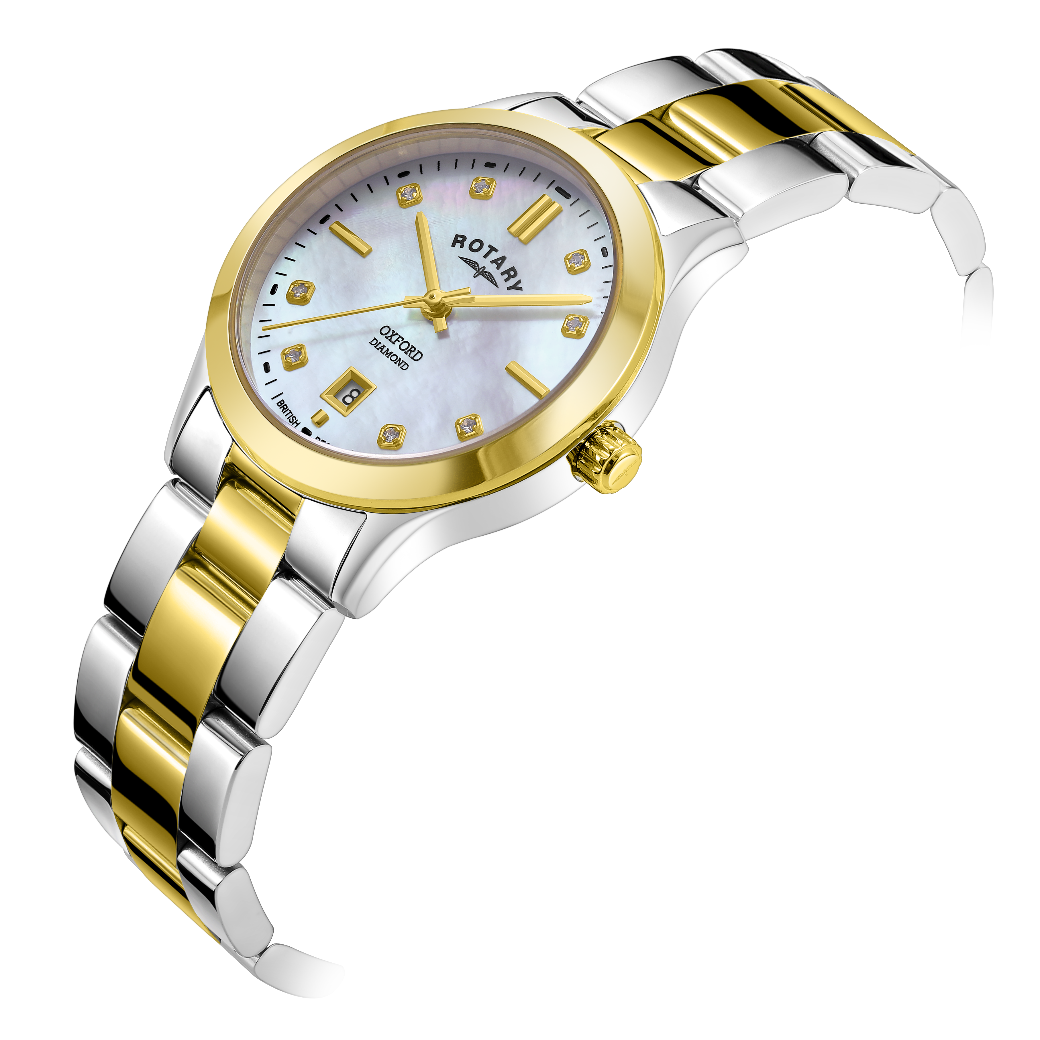 Rotary Contemporary Diamond Watch - LB05521/41/D