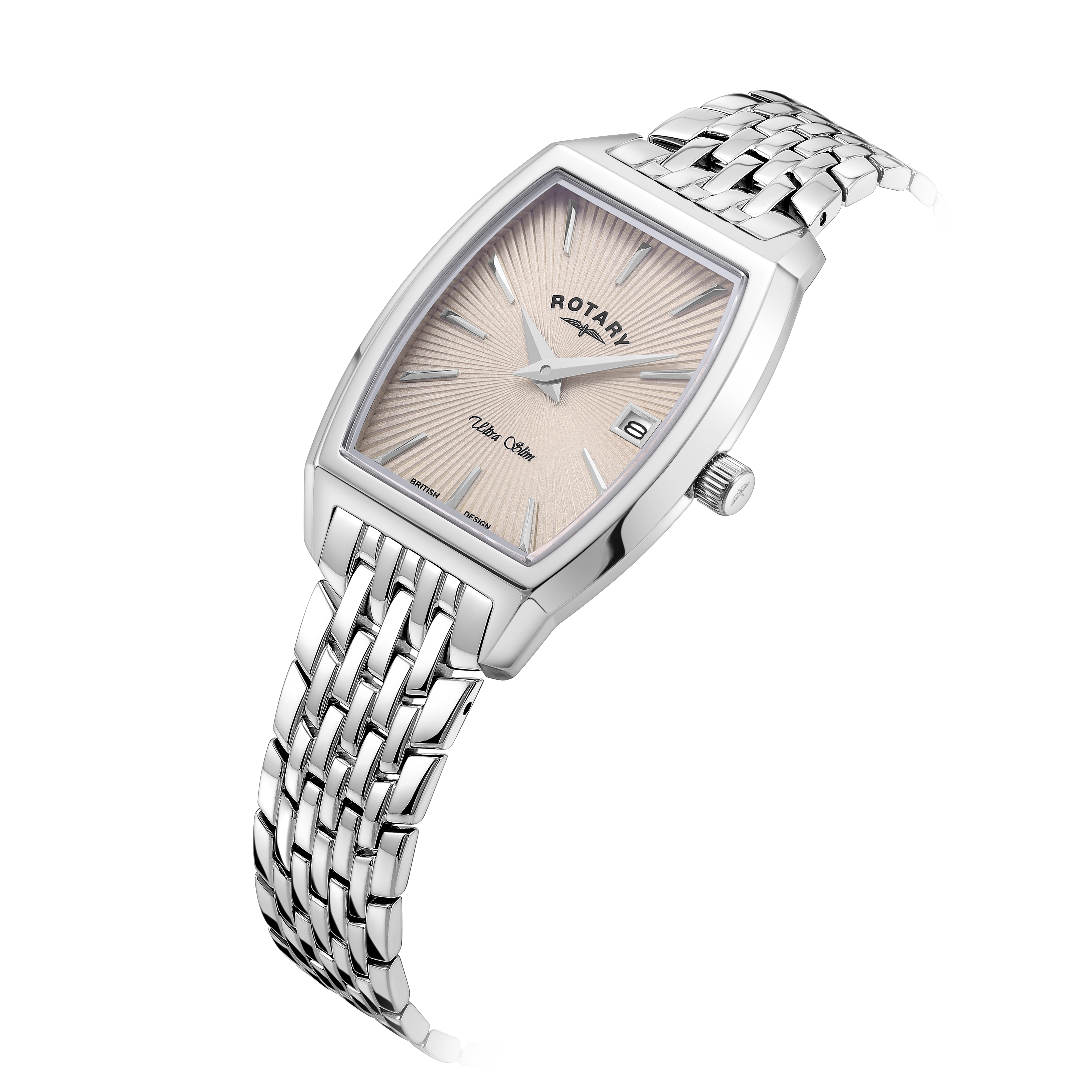 Rotary Ultra Slim Tonneau Watch - LB08015/90