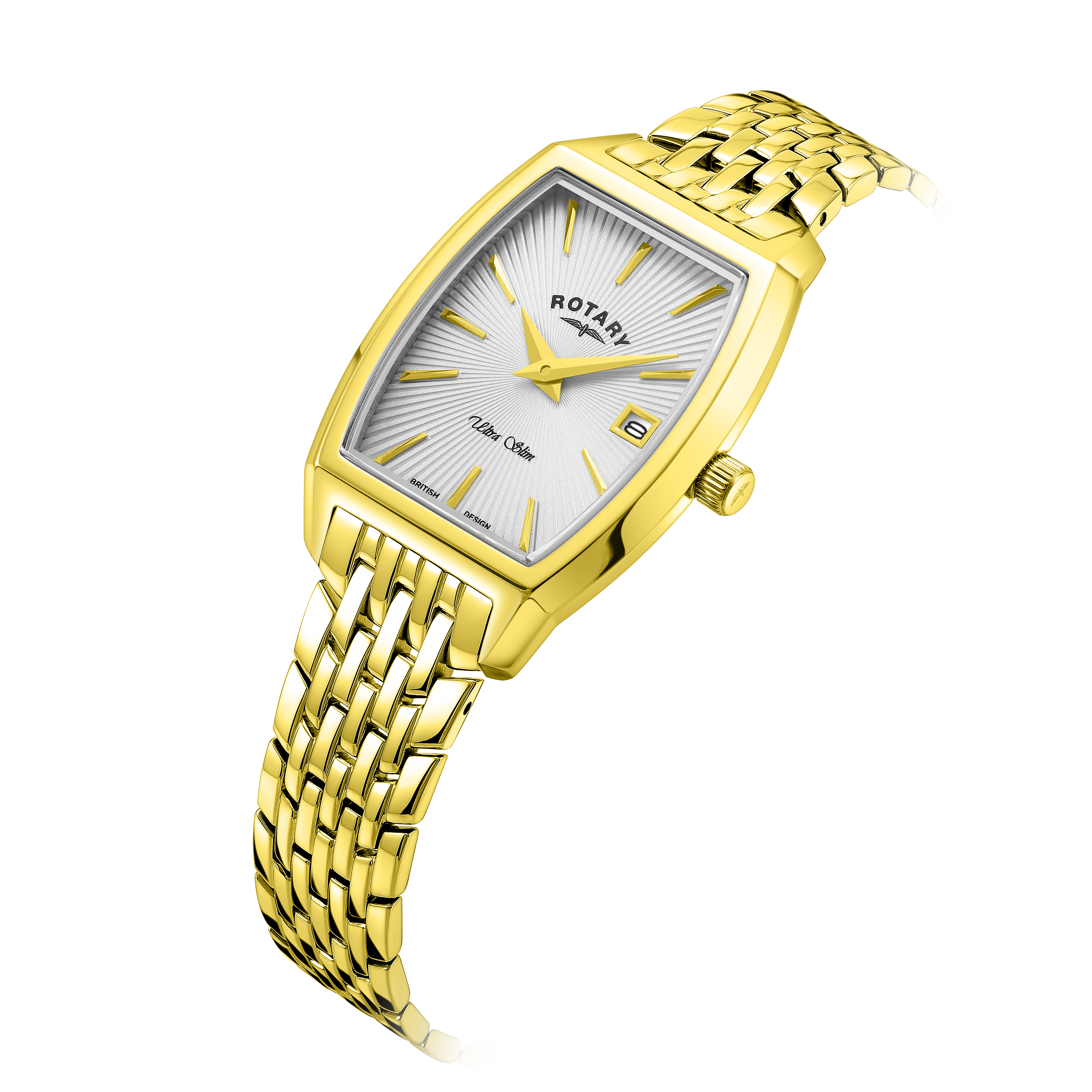 Rotary Ultra Slim Tonneau Watch - LB08018/06