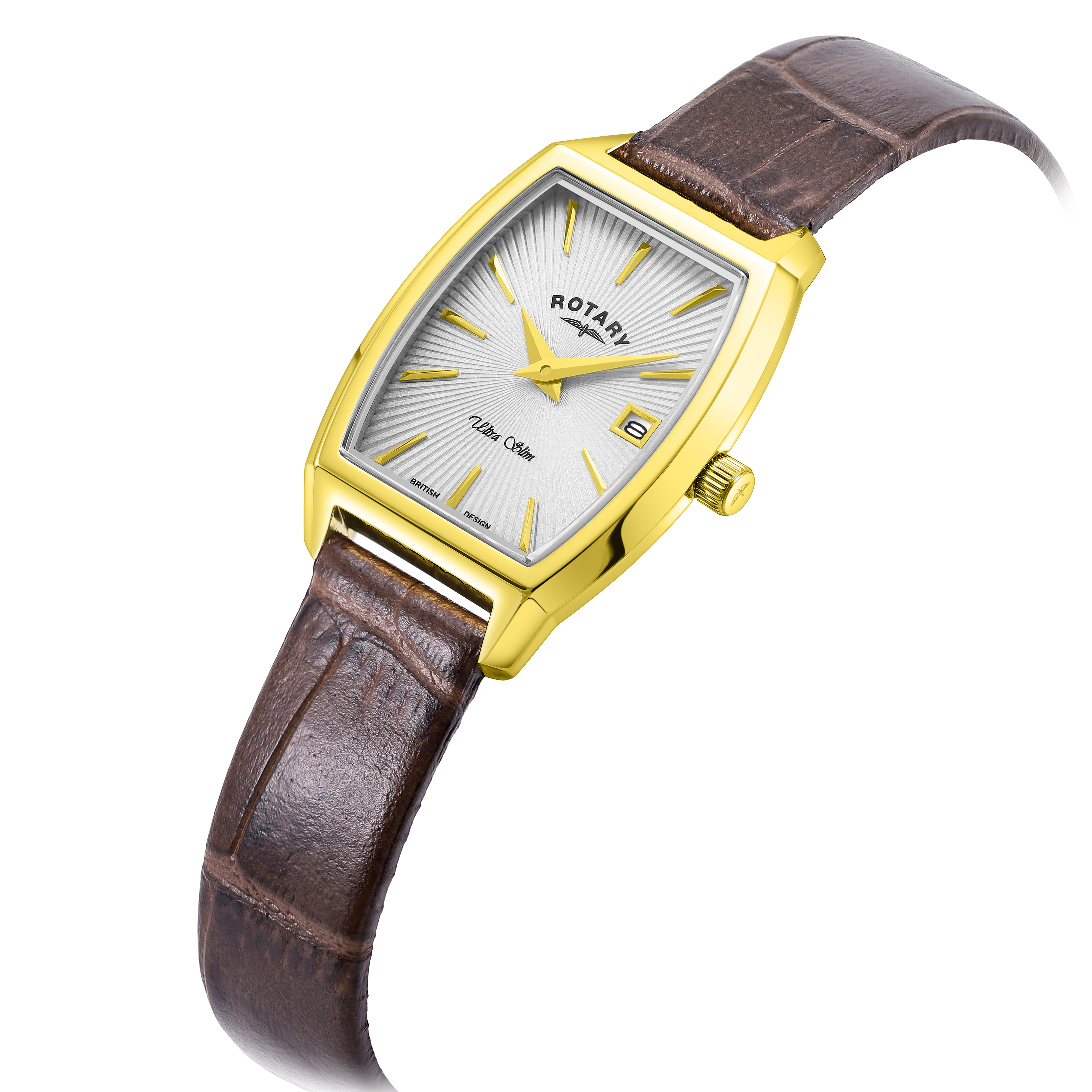 Rotary Ultra Slim Tonneau Watch- LS08018/06