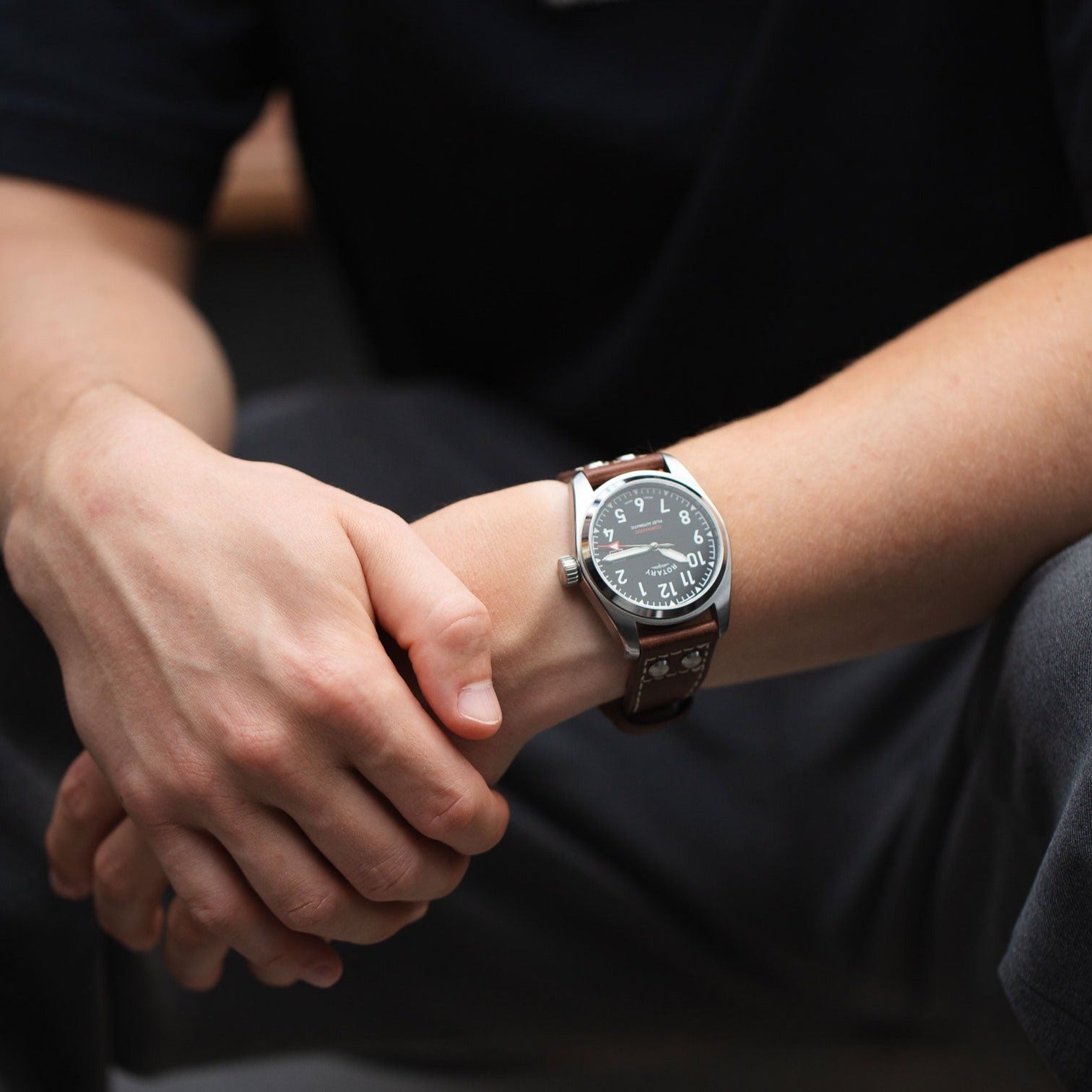 Rotary RW 1895 Pilot Automatic Watch - GS05470/19
