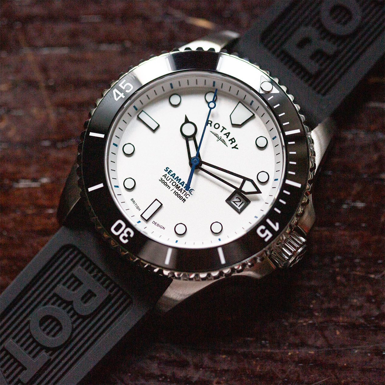 Rotary Seamatic Strap Automatic Watch - GS05430/06