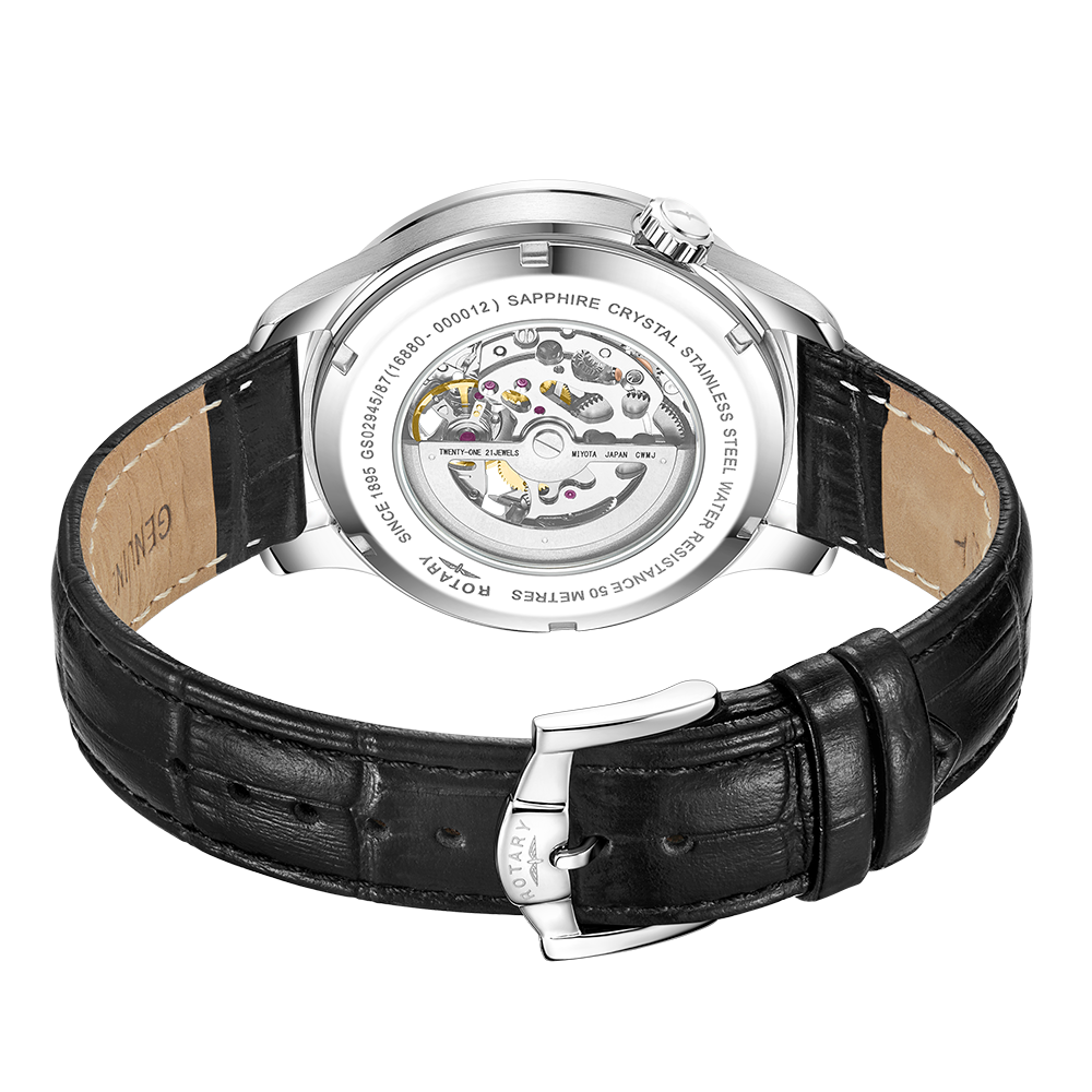 Rotary Greenwich Skeleton Automatic  Watch - GS02945/87