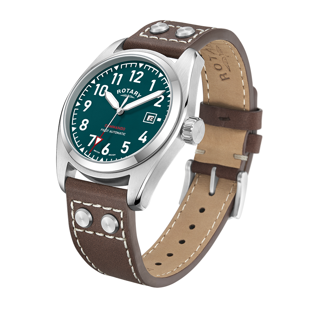 Rotary RW 1895 Pilot Automatic Watch - GS05470/73