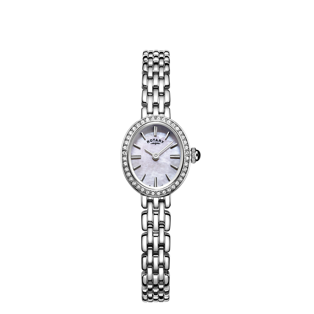 Rotary Cocktail Crystal Set Watch- LB05050/07