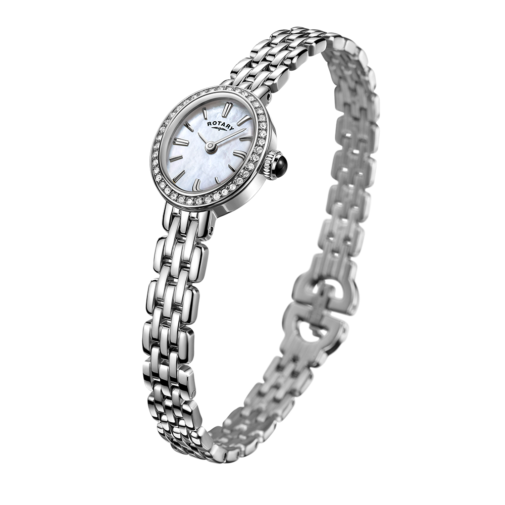 Rotary Cocktail Crystal Set Watch- LB05050/07