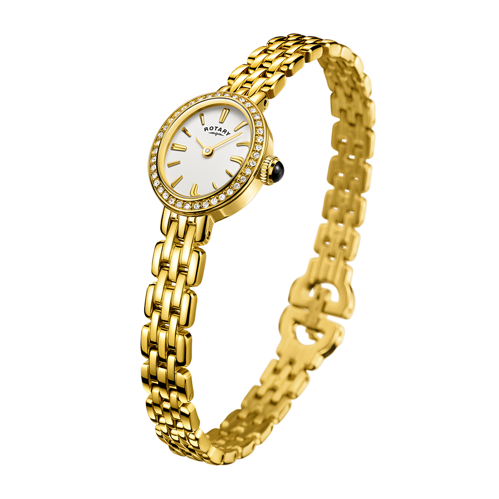 Rotary Cocktail Crystal Set Watch - LB05051/02