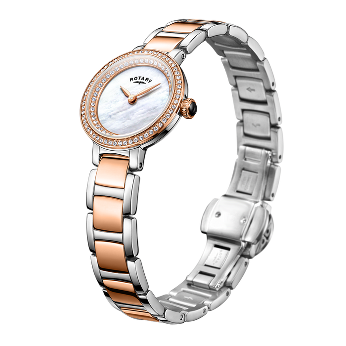 Rotary Cocktail Crystal Set Watch - LB05086/41