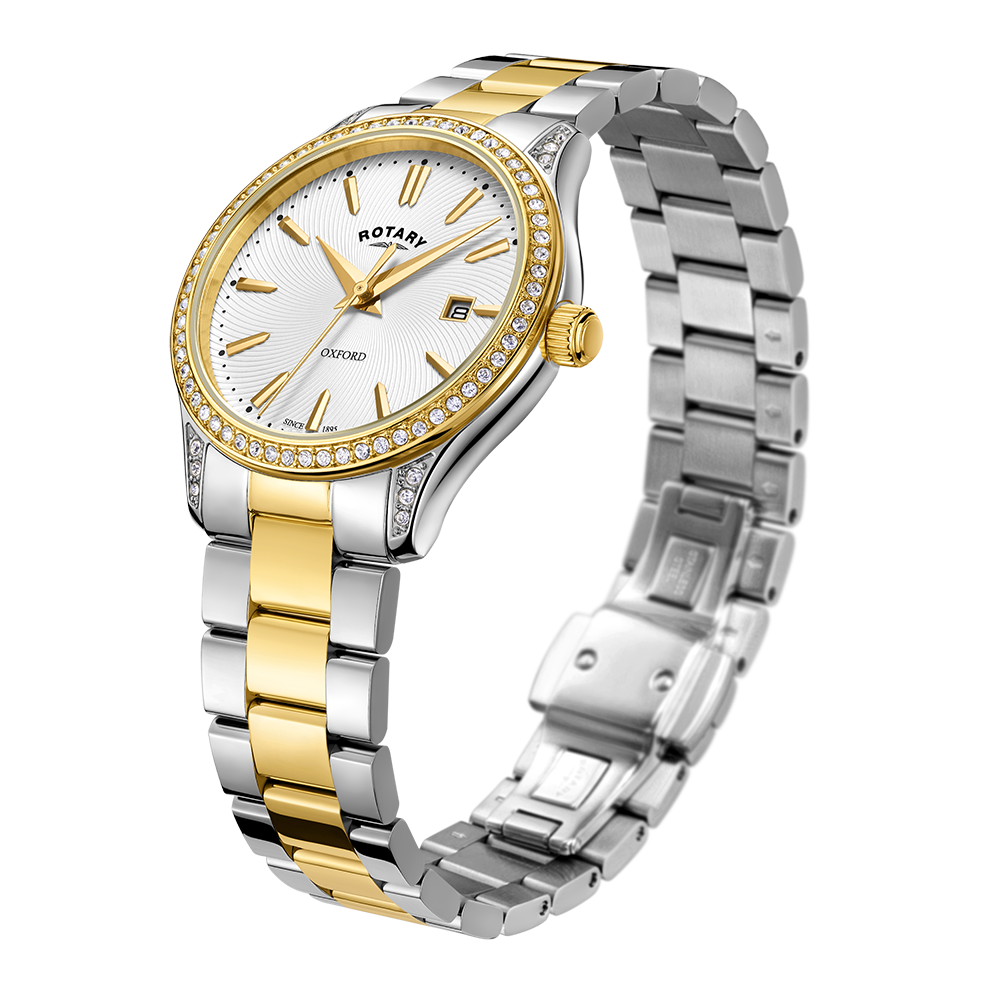 Rotary Contemporary Crystal Set Watch - LB05093/02
