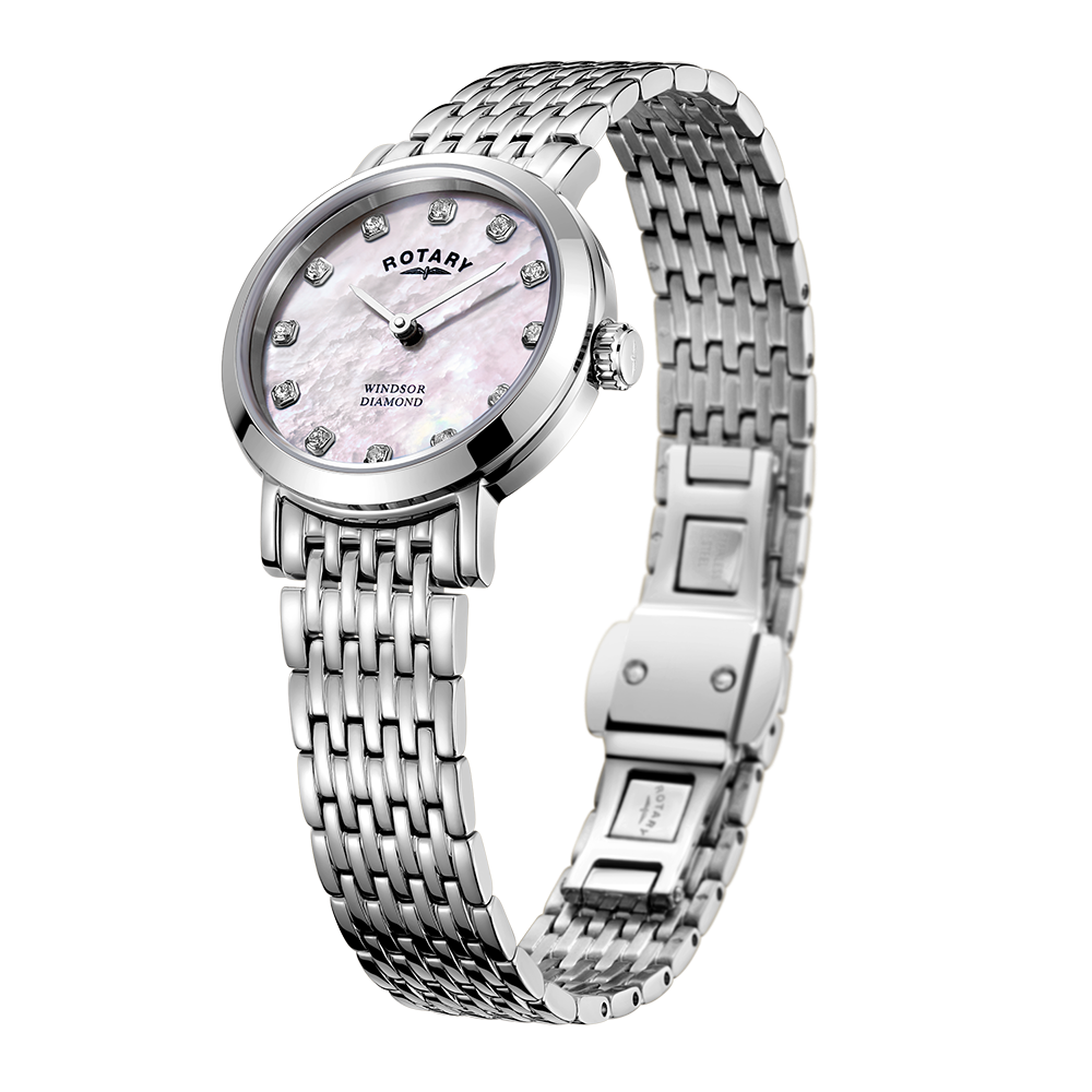 Rotary Dress Diamond Set Watch - LB05300/07/D